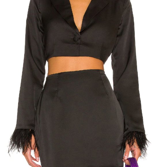 Revolve Julia Blazer Top - Picture 2 of 3